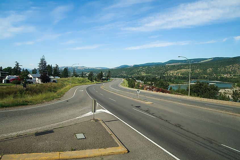 Yellowhead Highway in British Columbia.