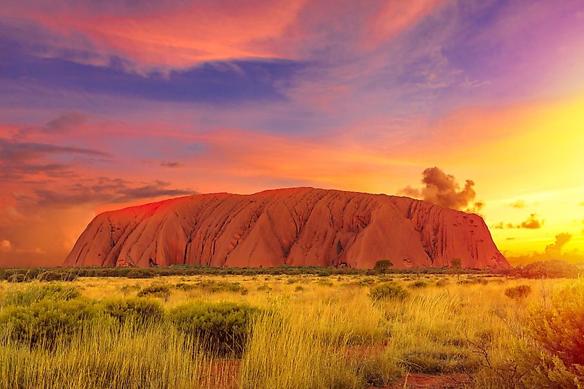 Uluru/Ayers Rock in Northern Territory, Australia