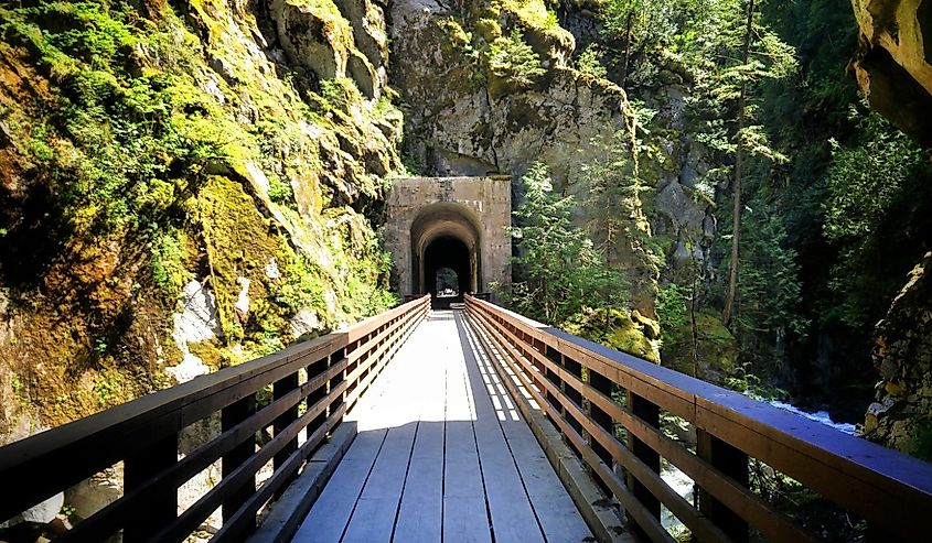 Othello tunnel in Hope, British Columbia.