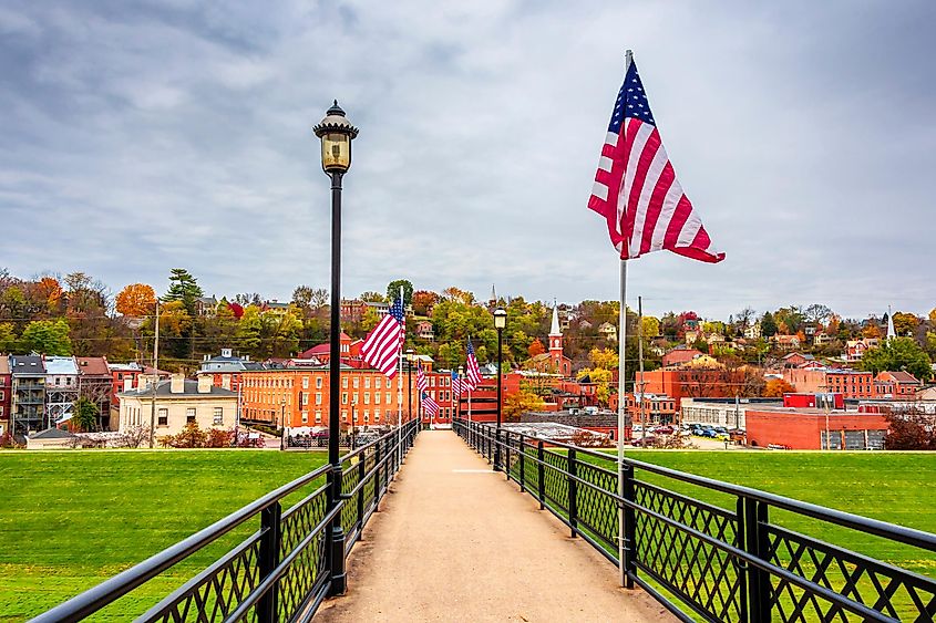 The charming town of Galena, Illinois.