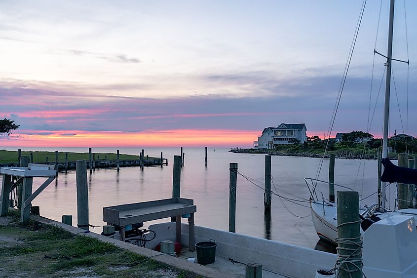 Pamlico Sound, North Carolina.