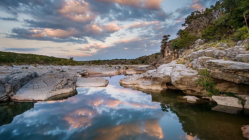 Pedernales Falls State Park in Texas.