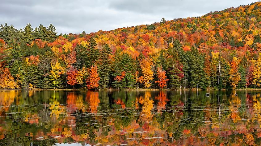 Lowell Lake in Londerry, Vermont.