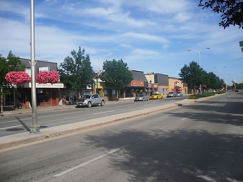 Main Street in Steinbach, Manitoba