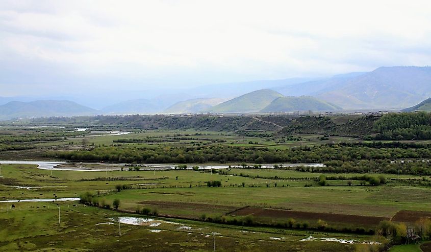 Shangri-La, a mystical and harmonious valley in the western end of the Kunlun Mountains.