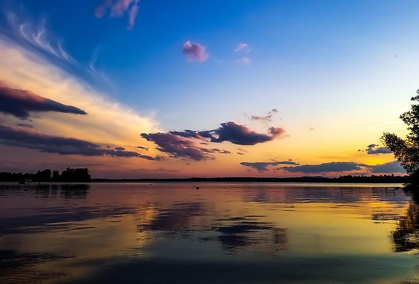 Sebago Lake Sunset
