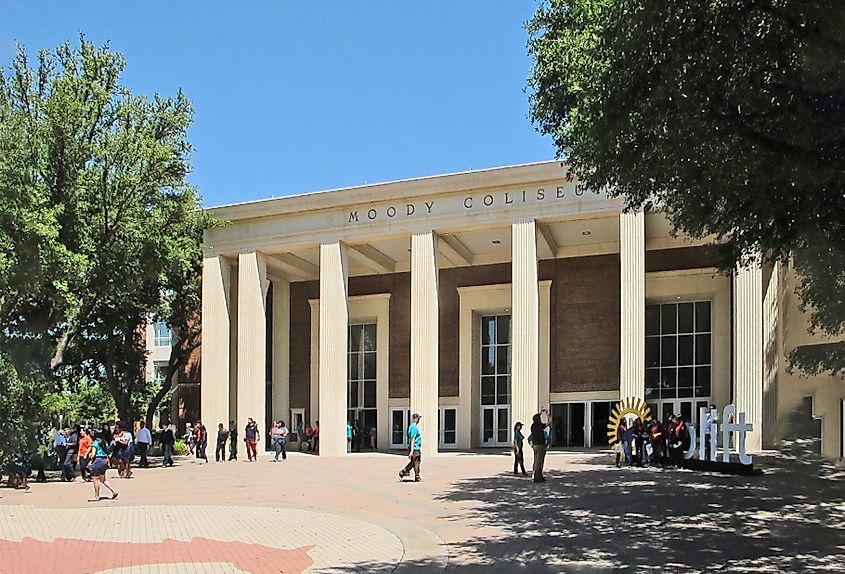 Moody Coliseum in University Park, Texas