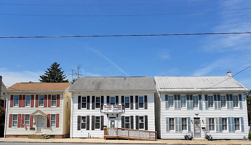 Baltimore Street in Dillsburg, Pennsylvania.