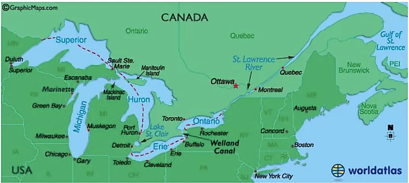 How Were The Great Lakes Formed? - WorldAtlas