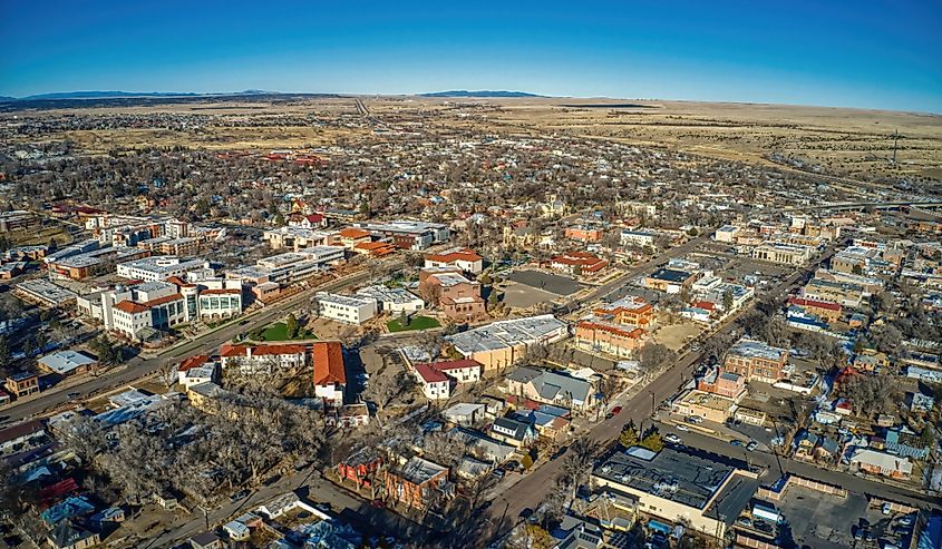 Overlooking Las Vegas, New Mexico.