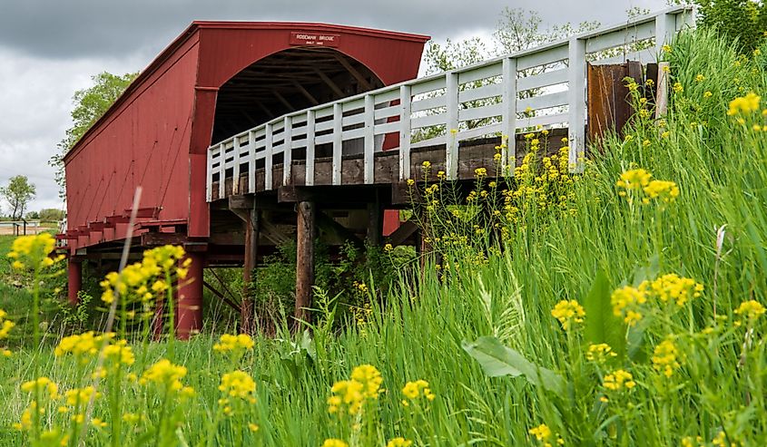 Roseman covered bridge in Winterset Iowa. 