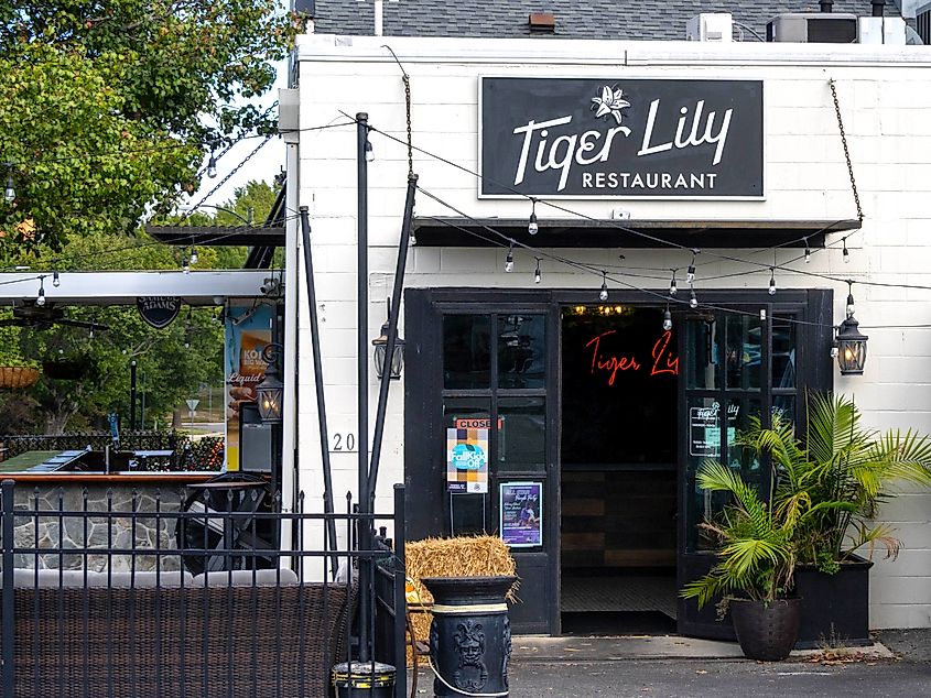 A restaurant in Easton, Maryland.