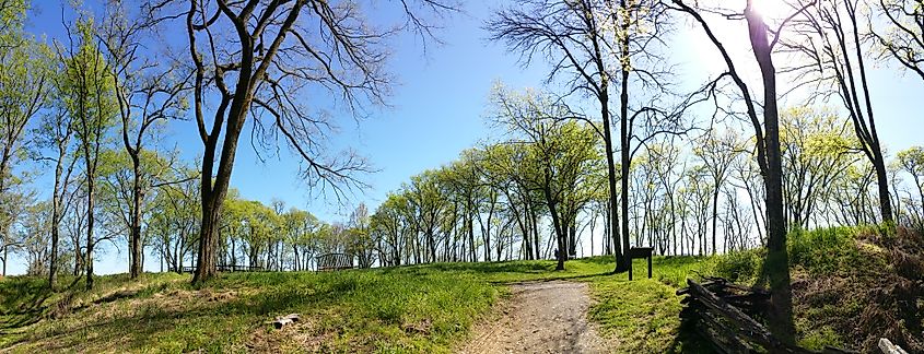 Center of the Fort Granger site.