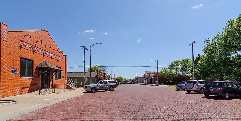 Downtown Gretna, Nebraska.
