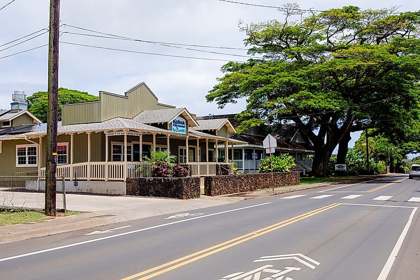 Old Kōloa Town, Hawaii. 