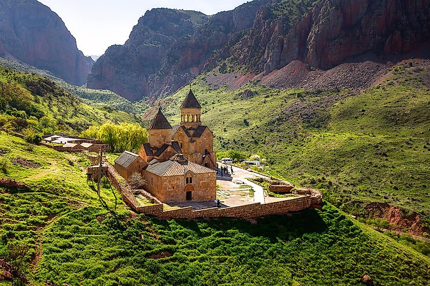 The medieval monastery of Noravank in Armenia