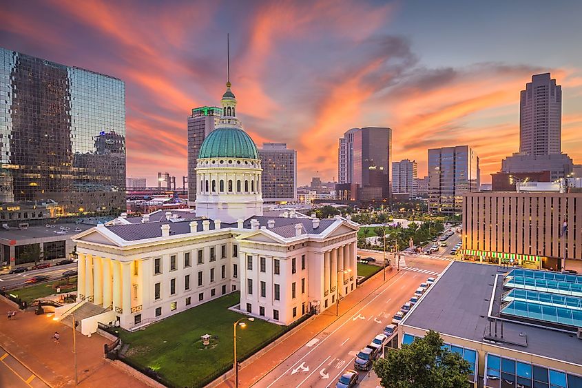 Old courthouse in St. Louis, Missouri