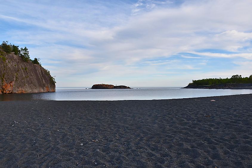 Black Beach, Silver Bay, Minnesota.