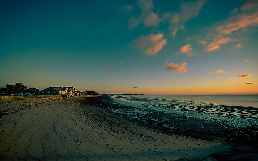 A view of Bowers Beach in Delaware