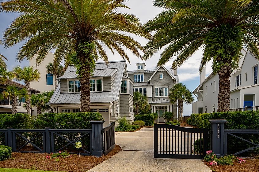 Homes in Seaside, Florida.