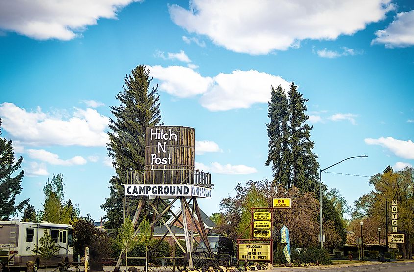 Hitch N Post Campground and RV park in Panguitch, Utah.