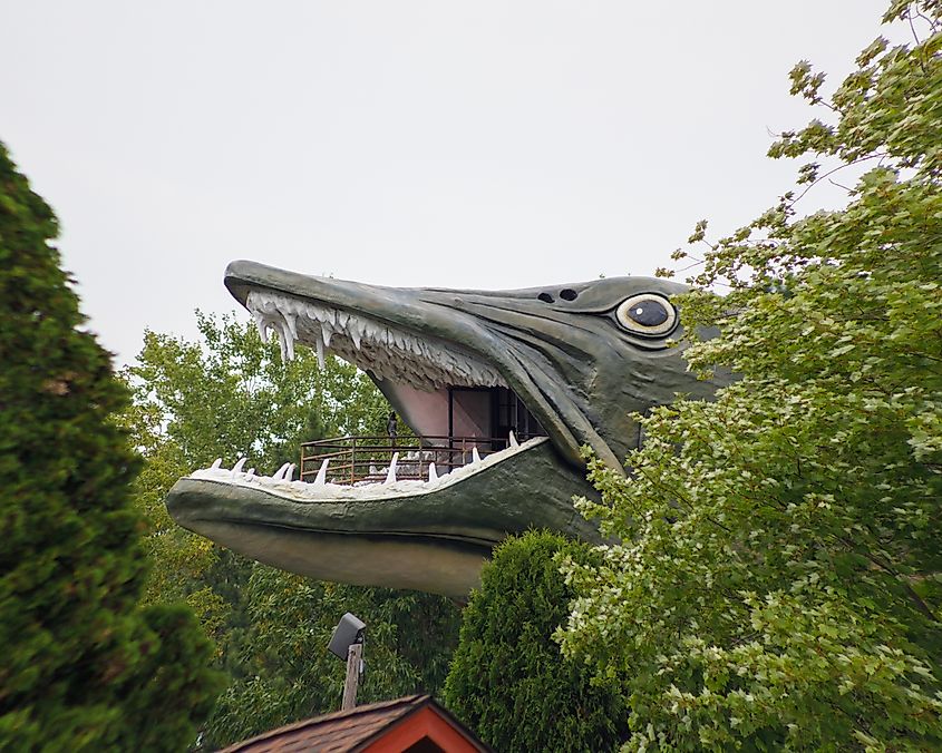 National Fresh Water Fishing Hall of Fame in Hayward, Wisconsin. Editorial credit: Aaron J Hill / Shutterstock.com