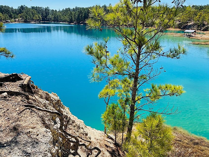 Crystal Blue Lagoon in Huntsville, Texas