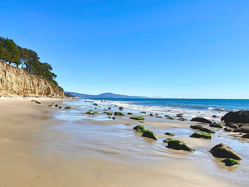 Butterfly Beach in Montecito, California.