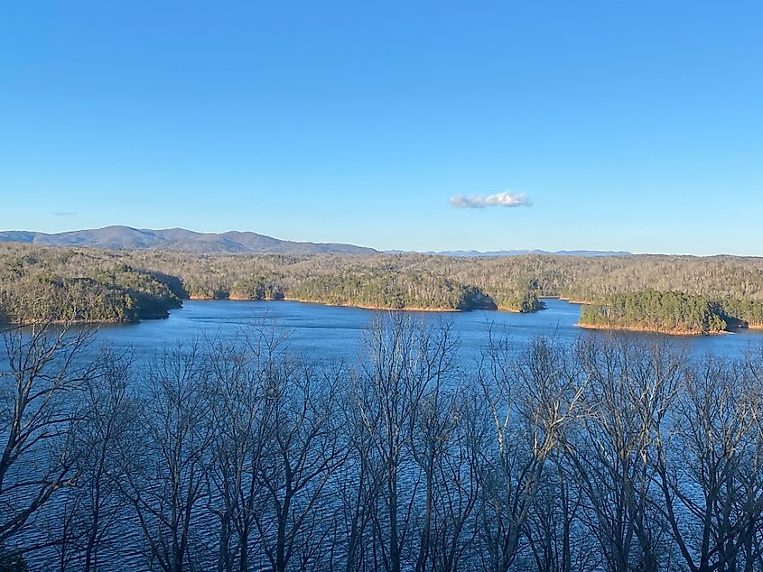 Carters Lake in Georgia.