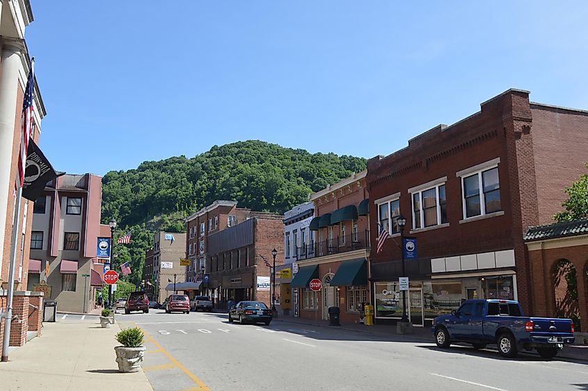 Main Street in Hazard, Kentcuky