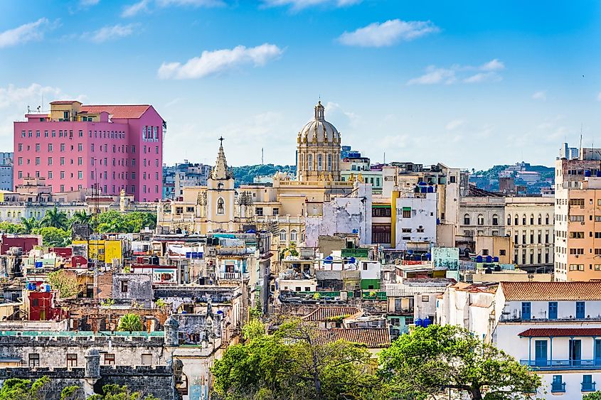 Aerial view of Havana, Cuba