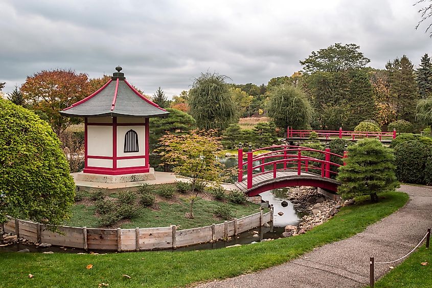 The Normandale Japanese Gardens in Bloomington, Minnesota.