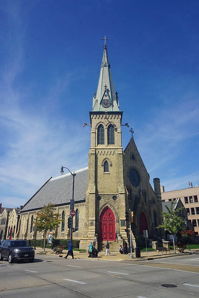 St. Luke's Episcopal Church in Racine, Wisconsin (United States).