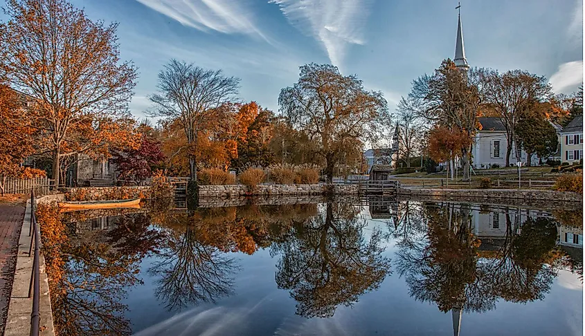 Waterfront view of Sandwich, Massachusetts