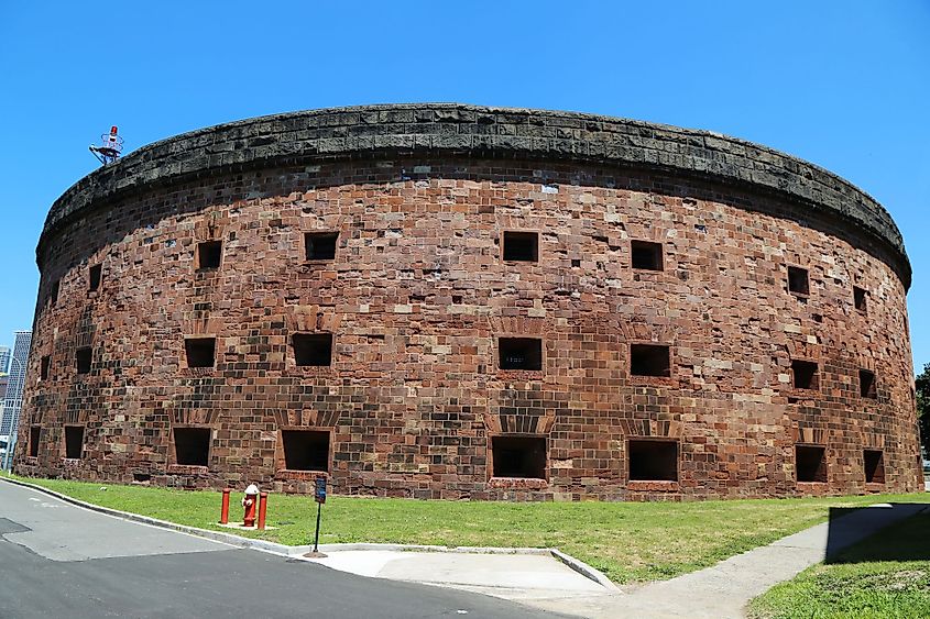 Historical Castle Williams on Governors Island, New York