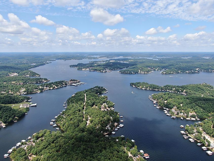 Lake of the Ozarks in Missouri.