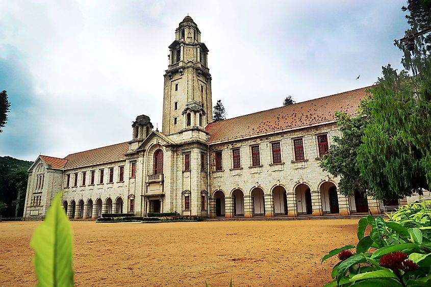 The main administrative building of the Indian Institute of Science