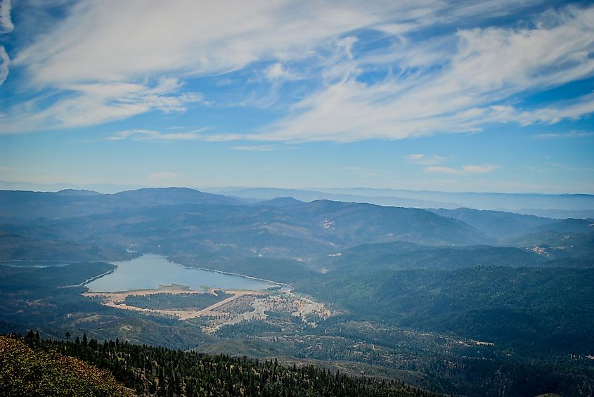 Pillsbury Lake from Mount Hull
