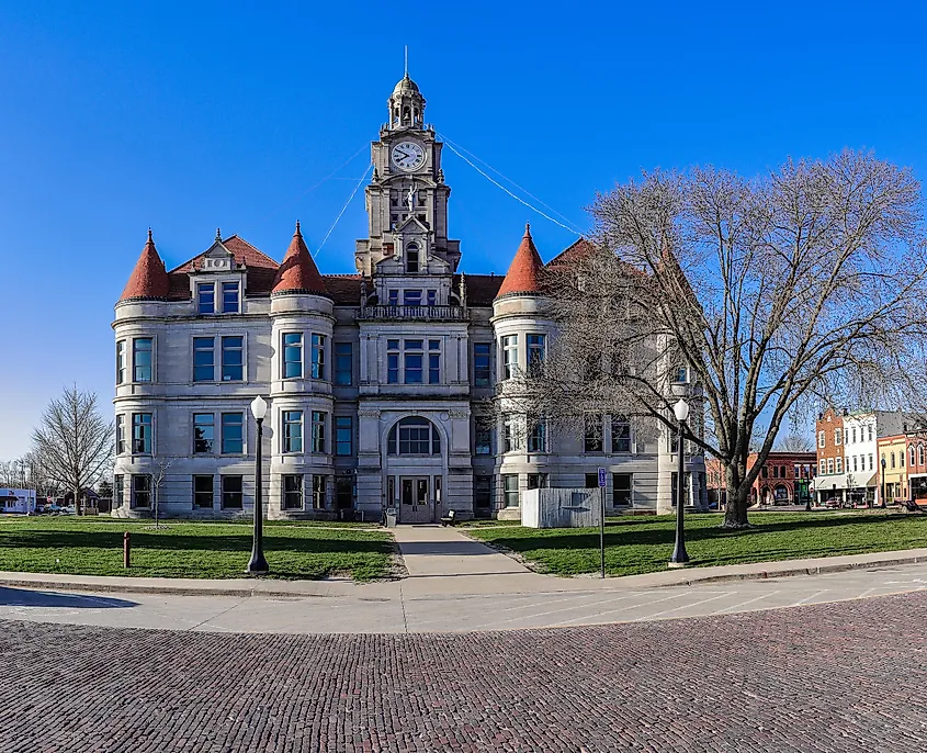 The Dallas County Courthouse in Adel, Iowa.