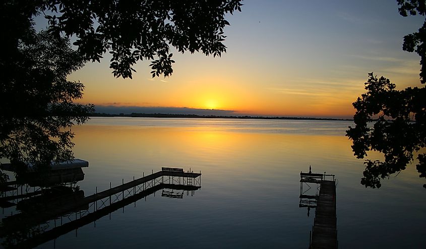 Sunset, Spirit Lake, Iowa