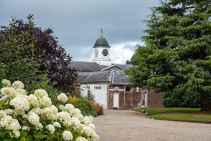 The Argory clock tower near Moy, County Tyrone, Northern Ireland