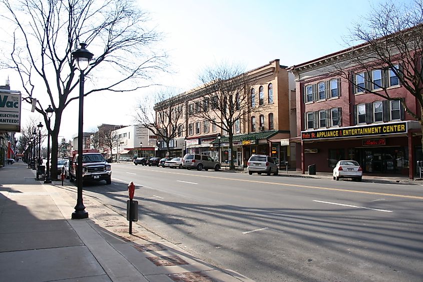 Main Street in Stroudsburg, Pennsylvania