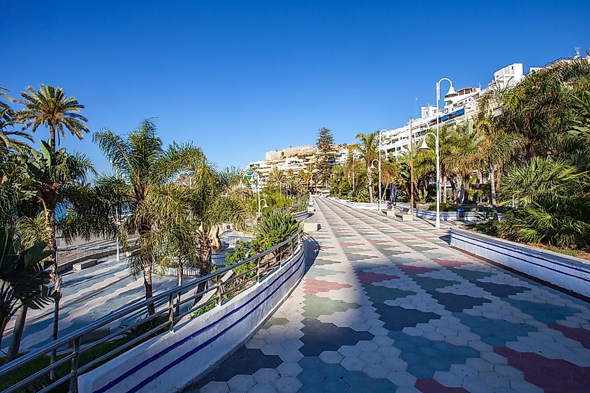 Paseo del Altillo in the coastal town of Almuñécar.