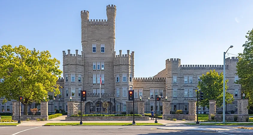 The Old Main Building of the Eastern Illinois University