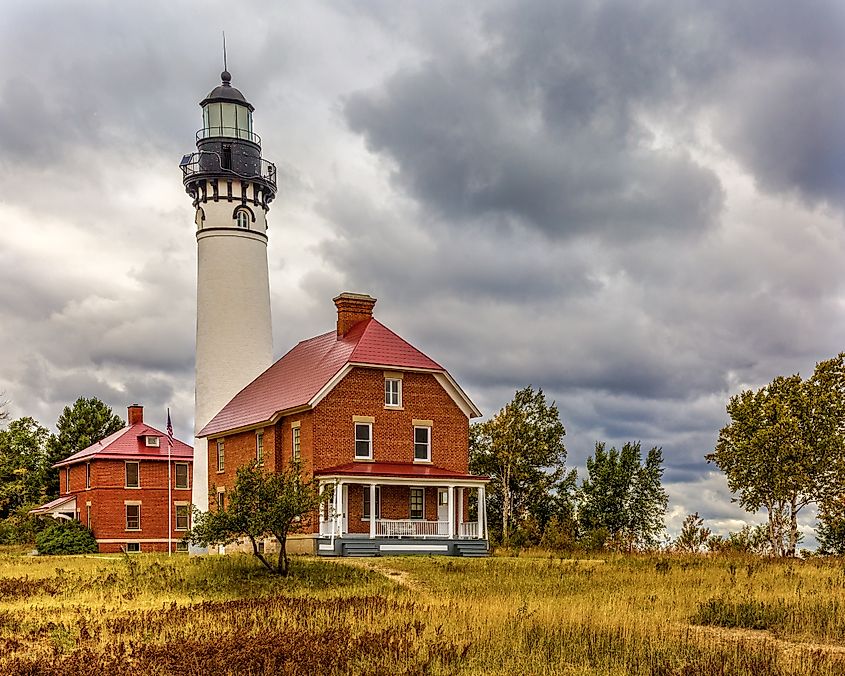 Au Sable Light Station in Grand Marais, Michigan.