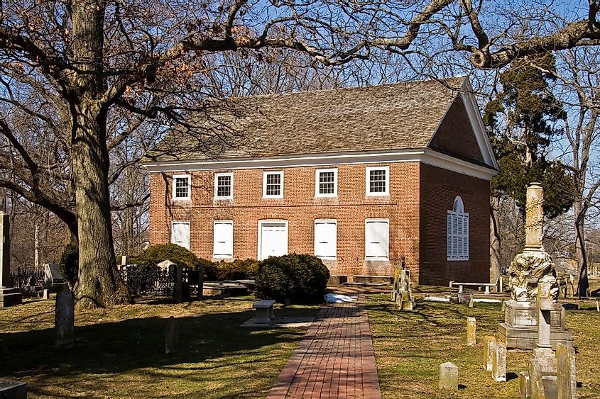 Old St. Anne's Church in Middletown, Delaware