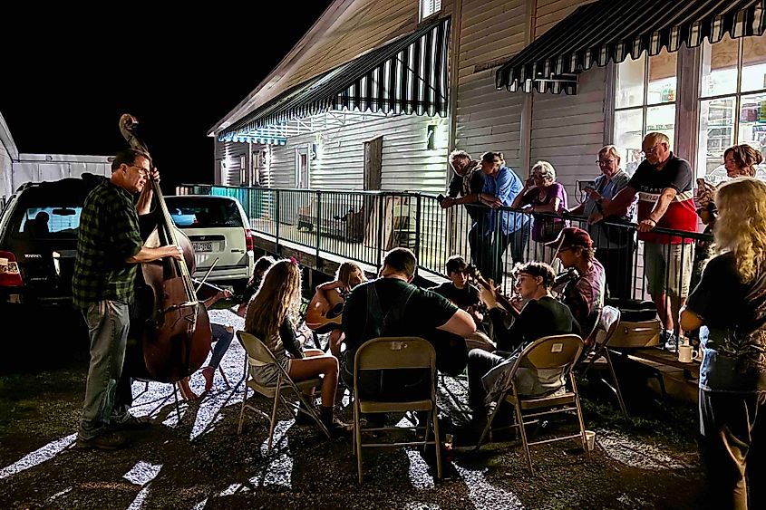 Kids get involved in the Friday Night jams. Image credit Bryan Dearsley.JPG