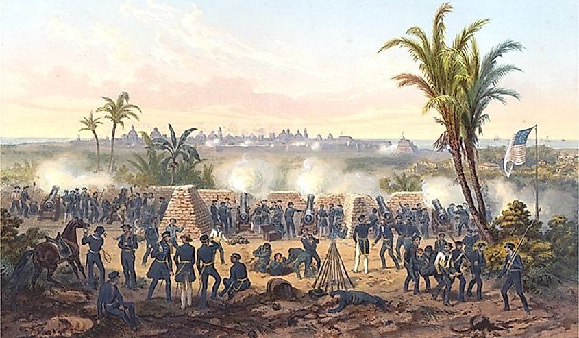 Battle of Veracruz during the Mexican-American War
