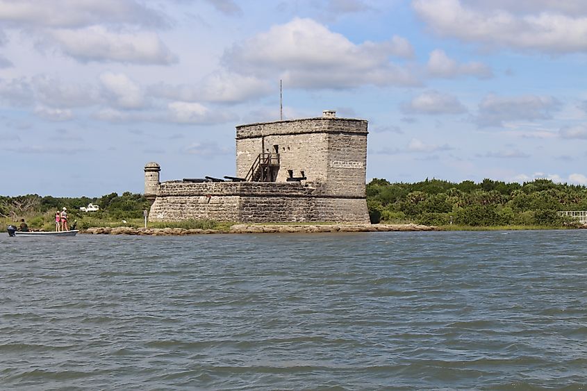 Fort Matanzas by the Matanzas River.