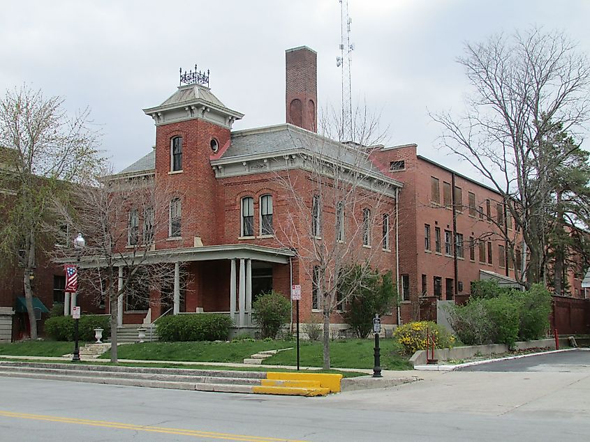 The Lake County Jail in Crown Point, Indiana.